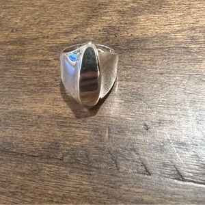 Robert Lee Morris RLM Studio Cat Eye Sterling Silver Ring.  Size 6